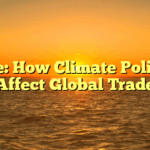 Title: How Climate Policies Affect Global Trade