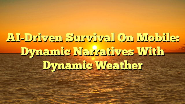 AI-Driven Survival On Mobile: Dynamic Narratives With Dynamic Weather